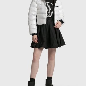 Moncler Black Side Drawcord Skirt Brand New with Tags - Size IT 42